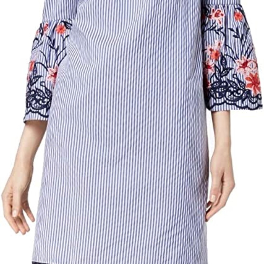 Beautifully detailed off the shoulder dress